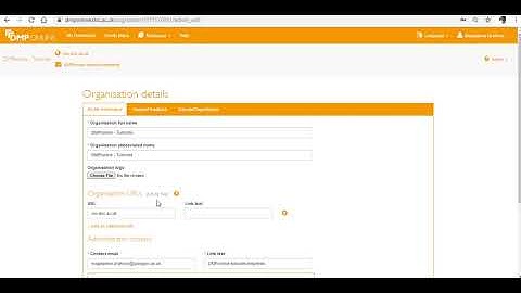 1 Introduction to DMPonline - 1.3 Customising your institutional profile