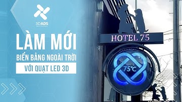 Làm mới biển bảng ngoài trời của bạn với quạt LED 3D | Quạt Đèn Led 3D Hologram ADS