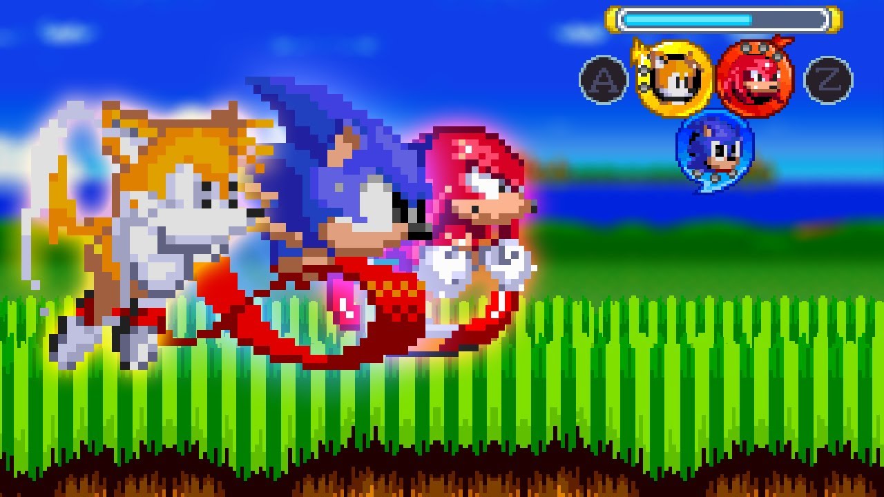 Sonic Classic Heroes - O Mod da fusão dos jogos do Sonic 