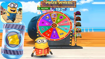 Minion Rush Prize Wheel stage 3 Sing Out fullscreen gameplay Walkthrough ios / android