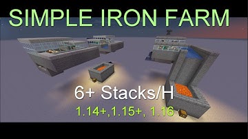 Simple iron farm tutorial for minecraft 1.14, 1.15, 1.16