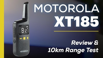 Motorola XT185 Walkie-Talkie - 10km Range Test & Review