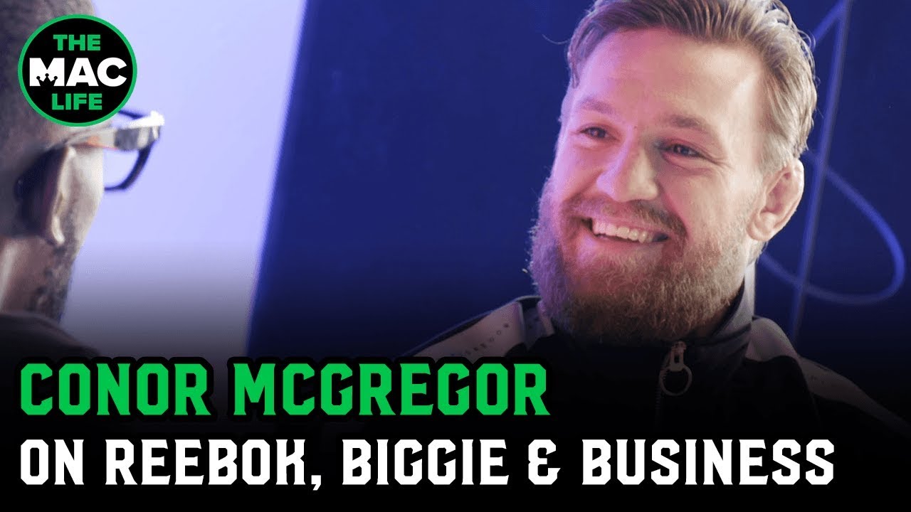 Conor McGregor talks Reebok shoe launch, sings Biggie 'Hypnotize' and life  after fighting - YouTube