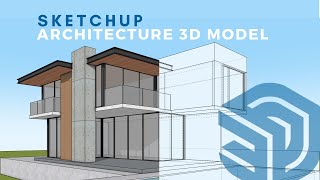 Architecture 3D Modeling with SketchUp (Better Than Prompting on AI) |  Private House 348