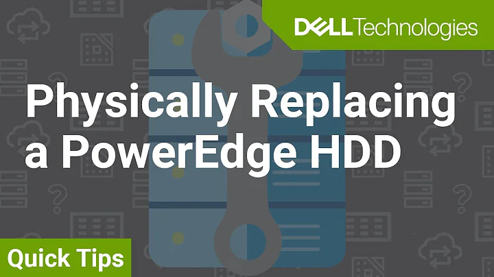PowerEdge: How to physically replace a HDD QuickTips