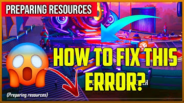 How To Fix Preparing Resources Problem In Pubg Mobile New Update | Solve Preparing Resources Error