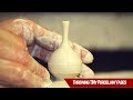 Throwing tiny porcelain vases  matt horne pottery
