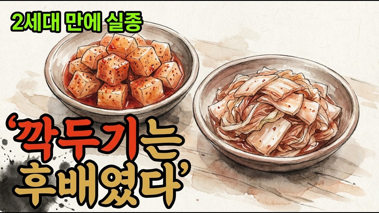 깍두기가 원조라고요? 진짜 무김치는 따로 있었습니다
