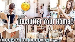 DECLUTTER YOUR HOME | episode 1 :: Whole House Declutter With Me 2023 + Decluttering Tips