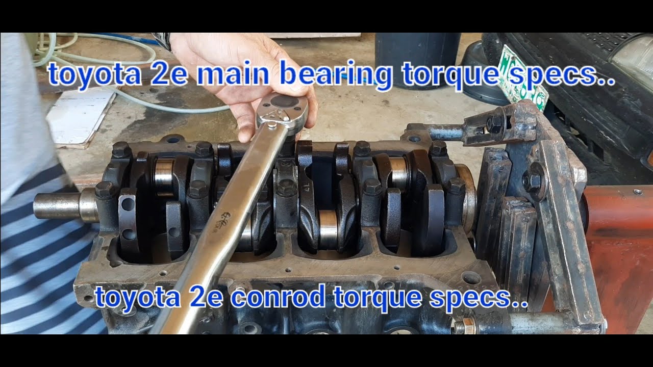 toyota 2e engine overhaul part 5.. - YouTube