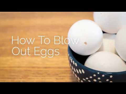 Video: How To Blow An Egg