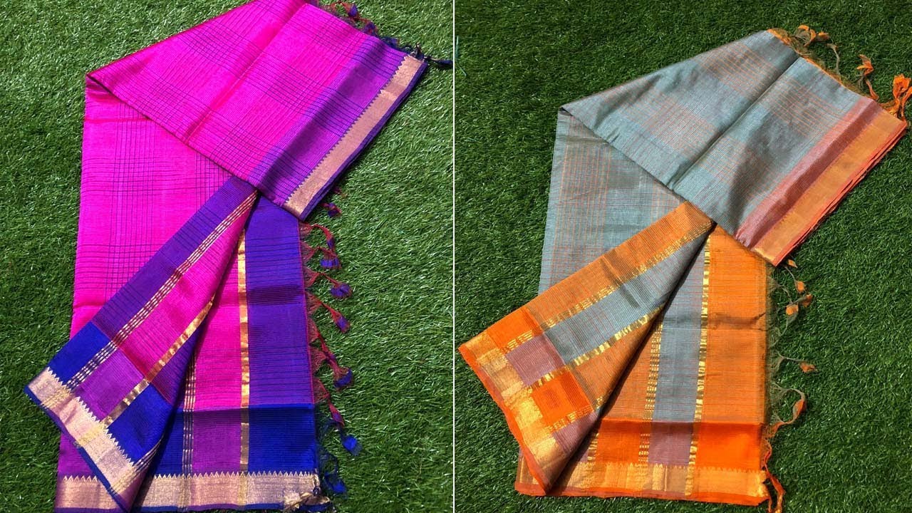 Latest Mangalagiri Pattu Sarees With Price New arrival mangalagiri pattu sarees with price - YouTube