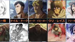 進撃の巨人 巨人化した登場人物 Youtube 進撃の巨人 巨人化した登場人物 Youtube