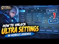 How to Get ULTRA Graphics in Mobile Legends! | MetaWolf Method