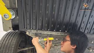 Hướng dẫn các bước tự lắp đặt tấm bảo vệ gầm bảo vệ pin VinFast VF8 | Vertex