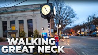 Walking to Great Neck Plaza, Long Island, NY from Little Neck, Queens (January 2022)
