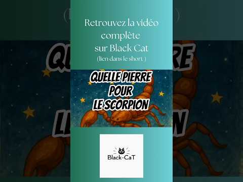 Quelle pierre pour le Scorpion ? #litotherapie #scorpion #pierresnaturelles