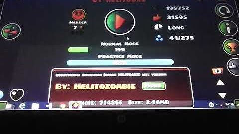 Geometry Dash 2.11 | Geometric Evolution by helito6x3 (Difficult Harder)