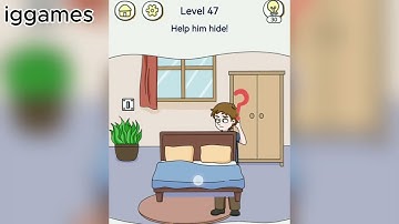 Brain Out 2 Level 47 Help him hide