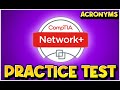 Network practice test acronyms for comptia n10008 2024