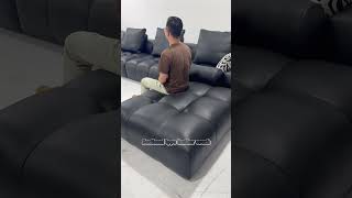 I Dreamed L Got A Black Sofajasiway sofa shorts livingroomsofa livingroomdecor