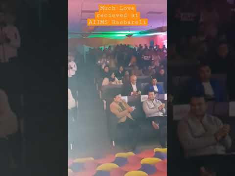 Audience Love at AIIMS Raebareli #shorts #youtubeshorts #youtubeshortvideo #youtuber #standupcomedy