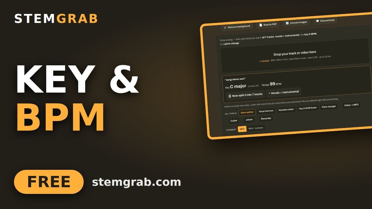 Free Key and BPM Finder App — Any Song, With Camelot Code