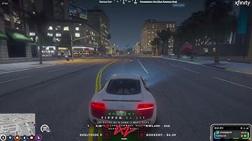 Tony new audi hits 204 mph without nitro  (POG) |GTA 5 nopixel 3.0