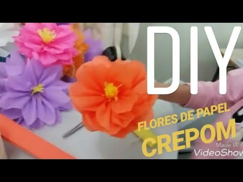 DIY | FLORES DE PAPEL CREPOM - thptnganamst.edu.vn