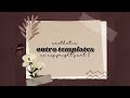 ~aesthetic~ outro templates #2 - no copyright 🌼| lilacx 사랑