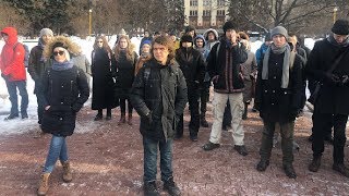 Сход в Москве против пыток аспиранта МГУ / LIVE 02.03.19