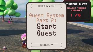 UE5 Quest System Part 2: Start Quest {RPG Tutorial - GAMEPLAY}