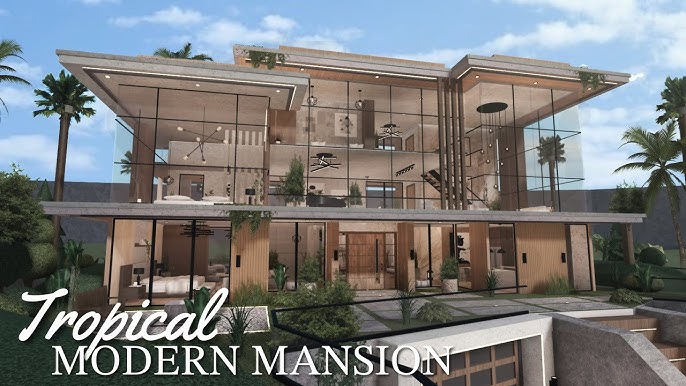 Bloxburg: California Modern Mega Mansion (Full Speedbuild $935k) 