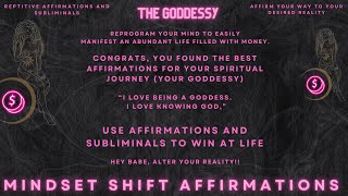 Knowing God keeps me rich and protected || Goddess Affirmations || Wealth Meditations