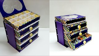 DIY Room Organizer | Organizer | Best Out of Waste Idea | Cereal Box Craft | Space Saving