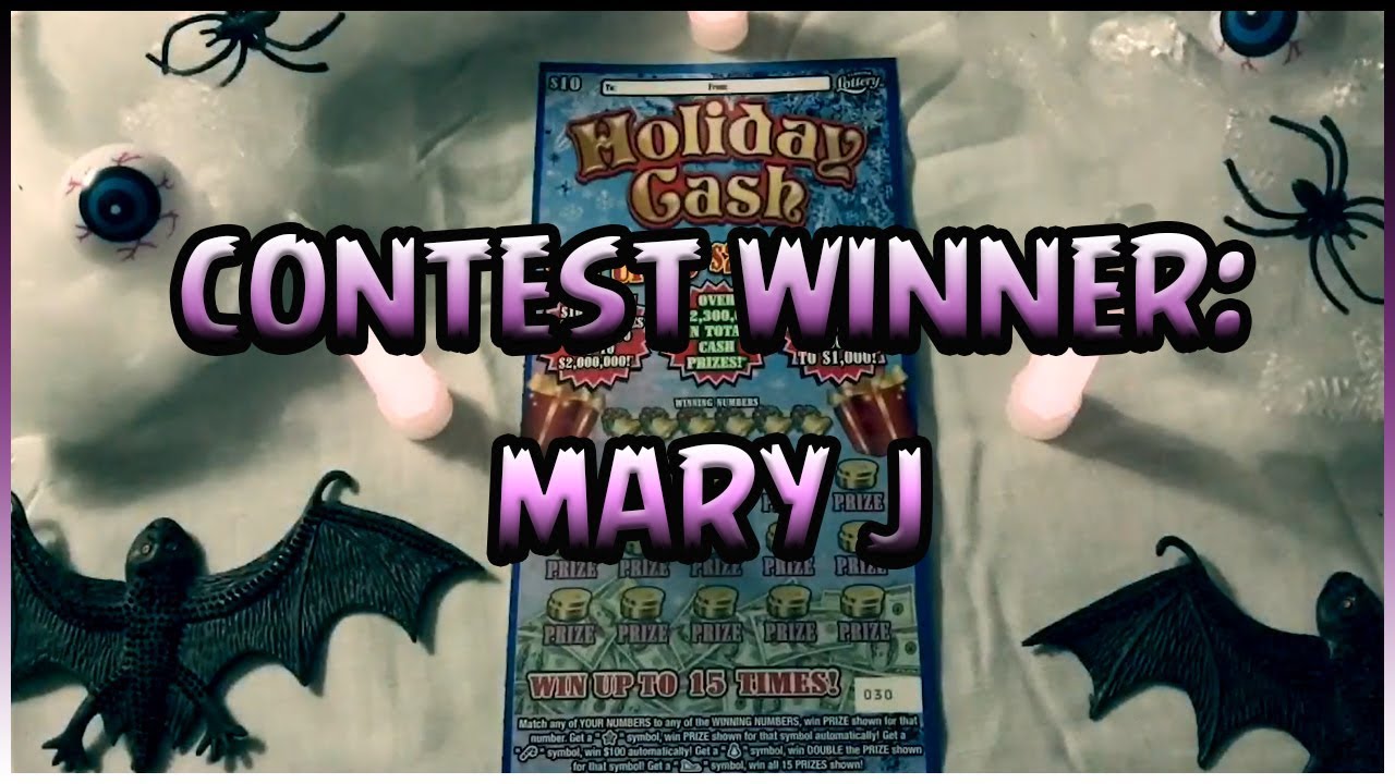 CONTEST WINNER TICKET! (1) 10 Holiday Cash Florida Lottery
