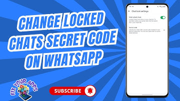 How to Change Locked Chats Secret Code on WhatsApp - Full Tutorial {2025}