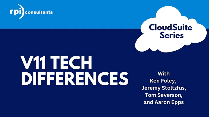 CloudSuite Series - v11 Tech Differences