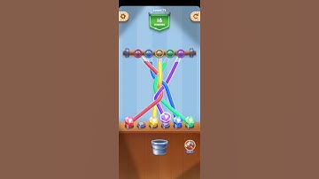 Tangle Fun 3D Puzzle Game level 73 Solved