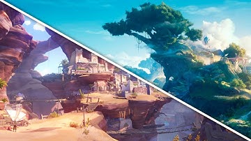 Sumeru battle theme comparison (Swirls of the Stream x Swirls of Shamshir) // Genshin Impact