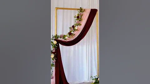 best wedding decoration ideas DIY backdrop #shorts #shortvideo #trendingshorts #trending #viral