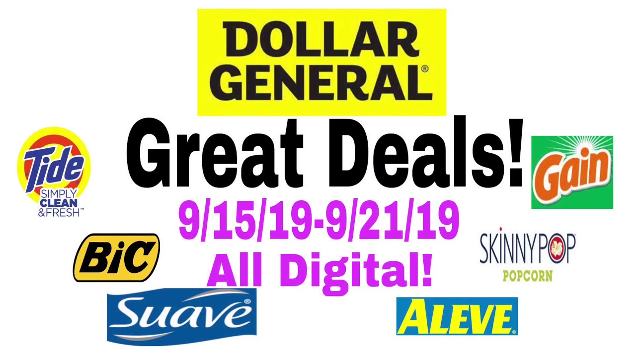 Great Deals at Dollar General this Week! YouTube