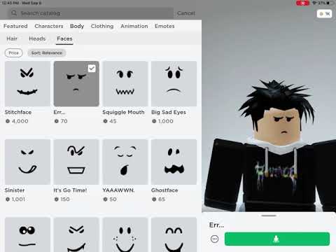 Buying Big Sad Eyes My Second Dream Face Youtube - big sad eyes face roblox