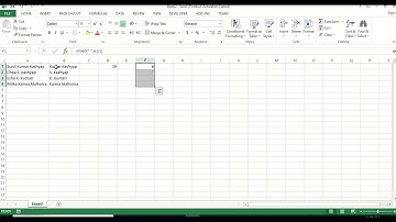 How to Extract Last Name using Right, Len and Find function from Three Names