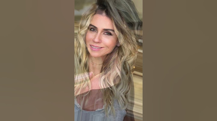 Os cabelos Loiros de Giovanna Antonelli.