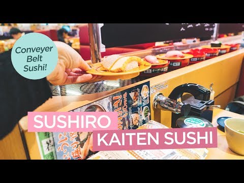 Video: Wie man Förderband-Sushi isst (Kaiten-Sushi)