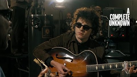 A Complete Unknown (2024) | Bob Dylan Plays On Television Scene