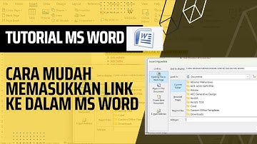 Cara mudah membuat Link/Hyperlink di MS Word