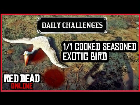 Daily Challenges - 1/1 Cooked Seasoned Exotic Bird I RDR2 Online