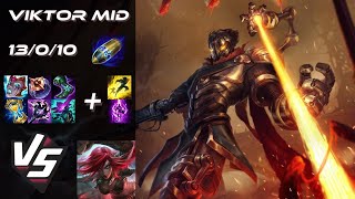 MID Viktor vs Katarina - EU Grandmaster Patch 14.10